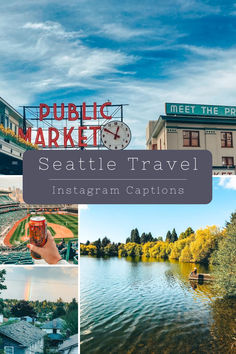 Seattle Travel: 110 Perfect Instagram Captions Seattle Captions Instagram, Short Caption For Instagram, Seattle Instagram, Captions For Photos, Creative Captions, Travel Instagram Captions, Caption For Instagram