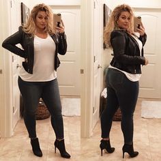 Plus Size Fashion - Laura Lee Casual Night Out Outfit, Plus Size Winter Outfits, Out Outfits, Autumn Look, Plus Size Winter, Big Girl Fashion, Casual Night Out, Moda Plus, Night Out Outfit