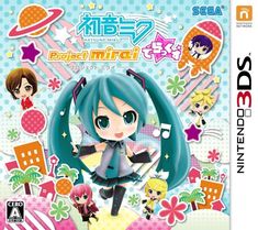 the game cover for project mira dx, featuring an anime character with blue hair