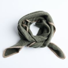 This lovely, super soft and elegant scarf creates an instant impression. It’s knit in a spindle-shaped design, which makes it lightweight and compact, yet still large enough to be worn in a variety of ways, while being the perfect size for a french-knot style. The pine color adds a touch of natural beauty to your outfits. 100% Cashmere Ethically woven oven in inner Mongolia Air Force Blue Color, Vintage Cocktails, Leather Zip Pouch, Elegant Scarf, Knit Accessories, Leather Money Clips, Leather Weekender Bag, Elegant Scarves, Fingerless Gloves Knitted