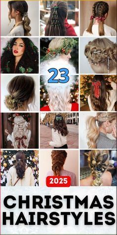 Christmas Hairstyles, Party Hair, Makeup Tricks, Christmas Hair, Holiday Hairstyles, Party Hairstyles, Elegant Hairstyles, Great Ideas