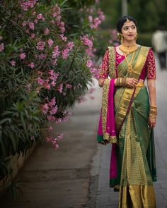 Saree With Dupatta, Bridegroom Outfits, Draping Styles, Saree Drape, Bridal Sarees South Indian, Latest Blouse Designs Pattern, Indian Bride Outfits