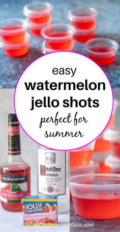 easy watermelon jello shots perfect for summer