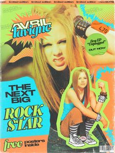 an advertisement for the rock star magazine