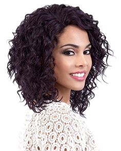 Motown Tress Wigs Fiber: Heat-Resistant Synthetic Hair Cap Size: Average Overall Length: 13"Curly A-Line Page | Alicia | Synthetic Wig by Motown Tress in 1, Synthetic Hair, Medium Women's Wigs | Best Wig Outlet Motown Tress Wigs, Wig Outlet, Vivica Fox Wigs, Ponytail Hair Piece, Best Wig Outlet, Kids Wigs, Monofilament Wigs, Women's Wigs, Wavy Curly Hair