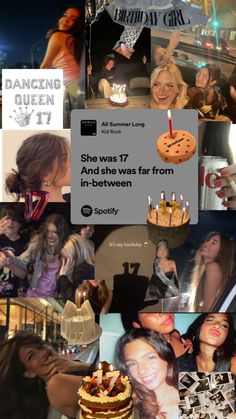 Dancing queen 17, rock girl, kid rock girl, teenage aesthetic, 17th birthday party Rock Birthday Party, 17th Birthday Party Ideas, Rock Birthday, Teenage Birthday, Teenage Parties, 17 Birthday Cake, Seventeenth Birthday, Happy 17th Birthday