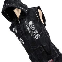 Outfits With Pants, Rockstar Outfits, Wornstar Clothing, Rock Clothing, Rockstar Jeans, Rock Outfits, Rocker Style, Sleeveless Hoodie, Punk Outfits