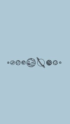 the solar system is shown in black and white on a blue background with space shuttles