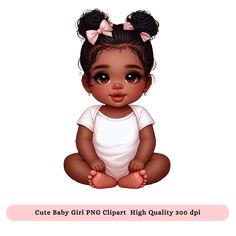 Angel Baby Pictures, Mommy Photos, Black Baby Girl, Black Baby Art, Baby Shower Images, Party Png, Clipart Baby, Cute Black Babies, Newborn Baby Dolls