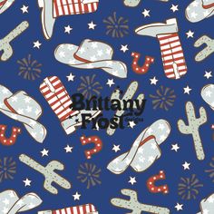 an image of patriotic footwear and stars on a blue background with the words britain post