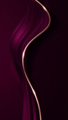 an abstract purple and gold background with wavy lines in the center, as well as a curved curve