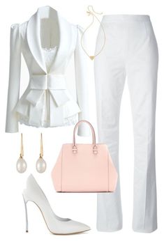 Pink Elegant Outfit, Pink Business Outfit, Polyvore Outfits Classy, People From The Past, Queen Outfits, Queen Outfit, Woman Suit Fashion