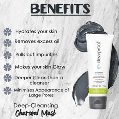 Triple-Action Charcoal Mask Acts Like A Magnet To Deep-Clean Pores. Benefits At-A-Glance Activated Charcoal Acts Like A Magnet To Unclog Pores. Mask Is Clinically Shown To Instantly Absorb Excess Oil And Reduce Shine. 79% Of Men And Women Agreed: “Skin Looks Clearer” After Use. Rosemary And Peppermint Extracts Deliver A Fresh Scent To Awaken Your Senses. Smooth Formula Delivers A Gentle Cooling Sensation Clearproof Mary Kay, Mary Kay Printables, Mary Kay Office, Mary Kay Facebook, Mary Kay Inspiration, Mary Kay Timewise Repair