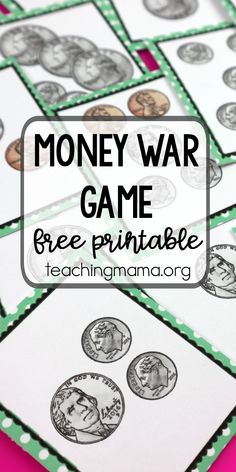 Coin Games For 1st Grade, Coin Activities 2nd Grade, Kindergarten Coin Activities, Budgeting Games For Adults, Coin Activities First Grade, Making Change Money Activities, 2nd Grade Money Activities, Coin Games For Kids, 3rd Grade Money Activities