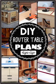 the diy router table plans are easy to make and great for beginners