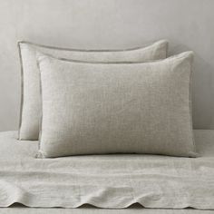 PRICES MAY VARY. Includes: 2 Pillowcases (Insert not includes). Standard Size: 20'' x 26'', King Size Pillow Cases: 20'' x 36'', Euro Sham: 26'' x 26'' Linen Pillowcase: Made from 100% pure French linen, originated from Normandy-France. Our linen sham designed the opening at the central of back, effectively prevent pillow fall out. Pillowcases with double-stitching edge and fine sewing, more durable for long lasting. Linen the more you wash, the softer it will be. Linen fabric feature that pillo Ruffle Pillow, Satin Pillow, King Size Pillows, Satin Pillowcase, King Pillows, Linen Pillow Cases, Organic Linens, French Linen, Standard Pillow