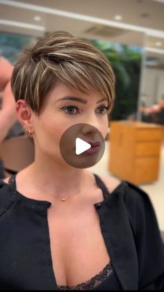 Hair Cuts Short For Women, Short Hair Ideas For Round Faces Plus Size Pixie Haircuts, New Short Hairstyles For 2024, Kratke Frizure Za Gustu Kosu, Women S Haircut Short, Undercut Bob Thick Hair, How To Style Pixie Hair, Very Short Hair Color Ideas, Back Of Short Haircuts