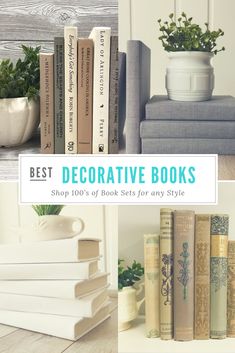 the best decorative books shop 100's of books for any style