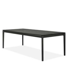 a black table on a white background