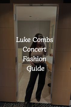 Find the perfect simple yet cute outfit to rock at a Luke Combs concert, blending comfort and aesthetics for an unforgettable night of music.