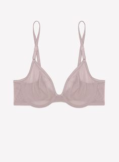 Sheer Mesh Demi Underwire Bra | Bark Mesh                    – Smart & Sexy Full Coverage Mesh Bra With Padded Cups, Demi Bras, Bra And Panty Set, Cotton Bras, Unlined Bra, Under Clothing, Plus Size Bra, Demi Bra, Bra And Panty Sets