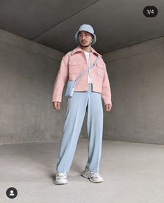 Pastel Mens Fashion, Pastel Outfit Men, Modelling Photography, Minimal Streetwear, Black Men Fashion Casual, Aesthetic Outfits Men, Fashion Network, Lit Outfits