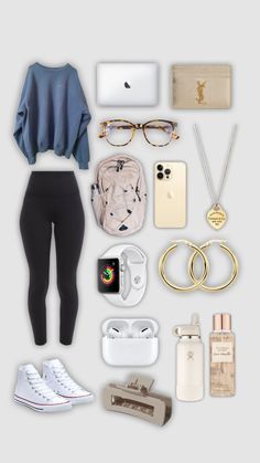 White Girl Outfits, Airport Fit, Cute Outfits With Leggings, Cute Nike Outfits, Casual Preppy Outfits, Trendy Outfits For Teens, Cute Lazy Day Outfits, Casual School Outfits, Lazy Outfits