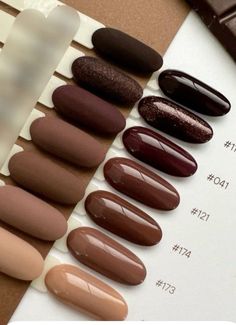 Mocha Nail Color, Taupe Nails, Hello Nails, Subtle Nails, Fancy Nails Designs, Brown Nails, Autumn Nails, Classy Nails