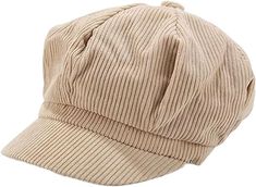 About this item * Warm and Cozy: Made from delicate corduroy, this beret cap not only adds a touch of sophistication but also ensures your child stays warm during chilly days. The adjustable drawstring guarantees a snug fit for head circumferences between 48 cm and 53 cm (18.9"-20.8"). * Versatile for Every Season: Whether it's winter, fall, or a crisp spring day, this beret cap is the perfect companion. The black inner lining features a moisture-wicking sweatband, ensuring comfort even during p Ball Caps For Women, Beret Cap, Womens Visor, Tennis Outfit Women, Summer Shawl, Sun Visor Hat, Hat Beret, Berets Cap, Hat Women