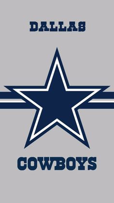 the cowboys logo is shown on a gray background