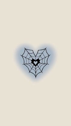 a black and white image of a spider web on a light gray background with the word love written below it