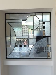 a window that has some kind of design on it