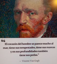 an image of a man with red hair and beards in front of a quote from vincent van gogh