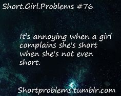 the words short girl problems are written in white ink on a dark background with stars