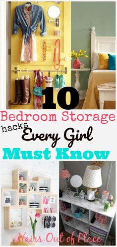 10 bedroom storage hacks every girl must know