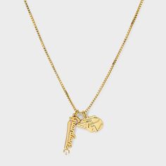 Elevate your game day style with the Bijoux Sport by Luv Aj MLB Charm Necklace. Regardless of which team you’re rooting for, we’ve got the perfect pieces to help you show off your team spirit. This necklace features a sleek charm crafted from high-quality gold-plated brass, ensuring durability and a polished metal finish. The necklace is adorned with an eye-catching logo charm of your favorite MLB team. High quality but also affordable, these pieces are built to endure much more than a nine-inni Cleveland Guardians, Luv Aj, Mlb Teams, Brass Charms, Team Spirit, Game Day, Cleveland, Charm Necklace, Apparel Accessories