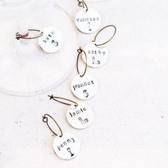 Customized Wine Glass Charms Napa Bachelorette, Summer Bridal Shower Favors, Wine Corker, Winery Bachelorette, Wine Theme Wedding, Bridal Shower Favors Diy, Wine Wedding Favors, Wine Bachelorette Party, Bridal Shower Wine