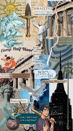 the collage shows different types of architecture and things that can be seen in this image