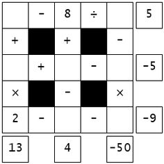 an image of a sudi puzzle with numbers and one missing piece in the middle