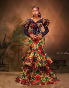 Decent Outfits, Stylish Naija, Trendy Ankara Styles, African Print Dress Ankara, Ankara Gown, Ankara Gown Styles, Gown Styles, Modest Dresses Casual