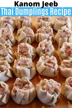 the dumplings are prepared and ready to be eaten