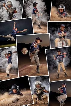 Unique Baseball Photography, Action Baseball Photography, Senior Baseball Banner Ideas, Baseball Family Photoshoot, Baseball Action Shots, Baseball Poses For Pictures