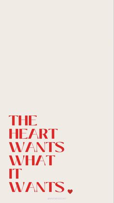 the heart wants what it wants quote on white background with red font and an image of a man holding a tennis racquet