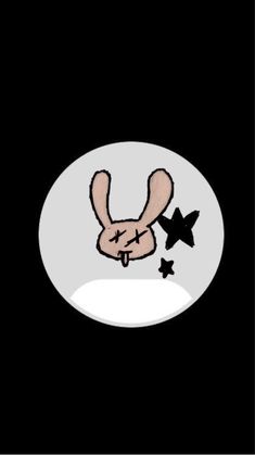 an image of a cartoon rabbit with stars in the background and text that reads, i'm not sure what this is