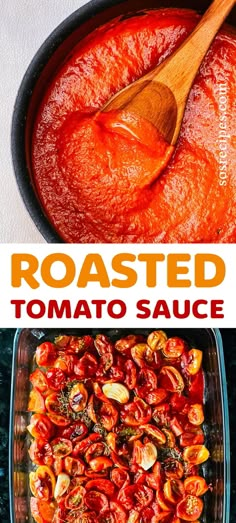 Roasted Tomato Pasta Sauce, Roma Tomato Recipes, Tomato Sauce Recipes, Healthy Sauce Recipes, Basic Meals, Healthy Sauce, Cauliflower Alfredo Sauce, Tomatoes Roasted