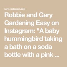 the words robbie and gary gardening easy on instagram