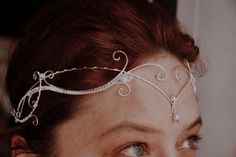 Elven Accessories, Fae Jewelry, Fae Ears, Tiara Aesthetic, Elven Hair, Jewelry Headpiece