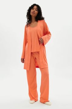 Soft Robes, Girlfriend Collective, End Of Season Sale, Sleepwear & Loungewear, Papaya, Recycled Cotton, The Ocean, Winter Fashion, Lounge Wear