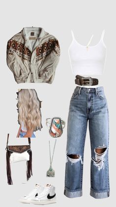 Western Girl Outfits, Cute Country Outfits, Looks Country, Western Outfit