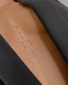 Tattoo Sternum, Minimalist Tattoo Ideas, Fine Line Tattoo, Small Hand Tattoos, Line Tattoo, Minimalist Tattoos